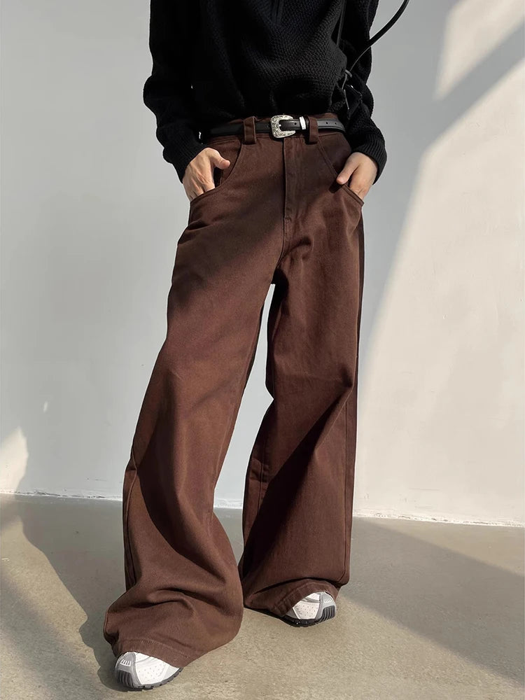 Flowy Wide Leg Pants Autumn
