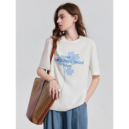 Stylish Short Sleeve Graphic T-Shirt