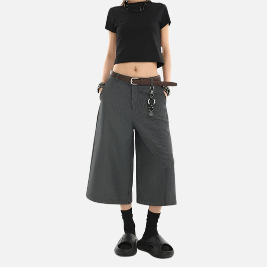 Slimming High Waist Loose Fit Jorts