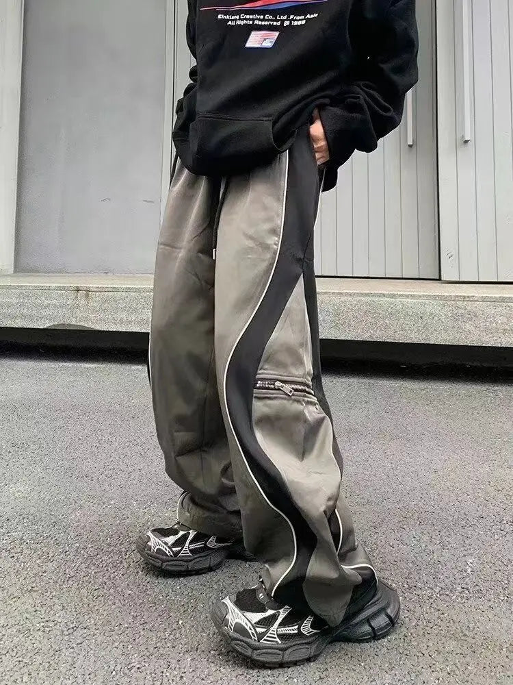 Baggy Straight Leg Y2K Trousers Pants
