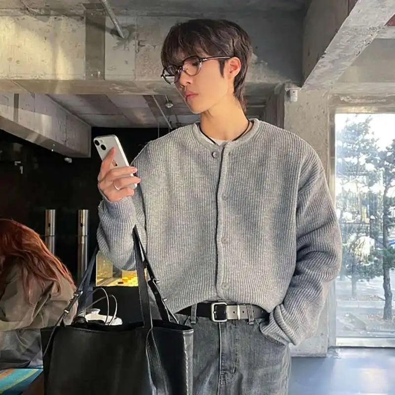 Knit Korean Style Loose Cardigan Sweater