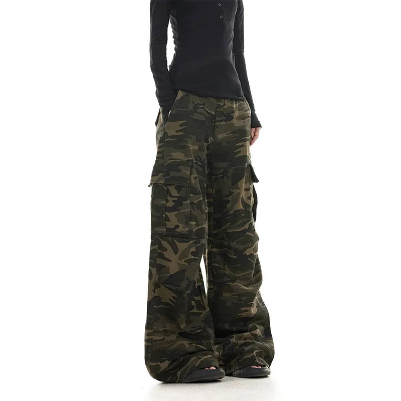 New Camouflage Y2K Hip Hop Jeans