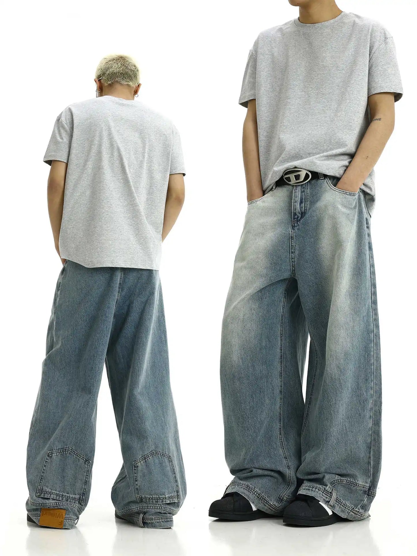 High Quality Trendy Wide Leg Jeans