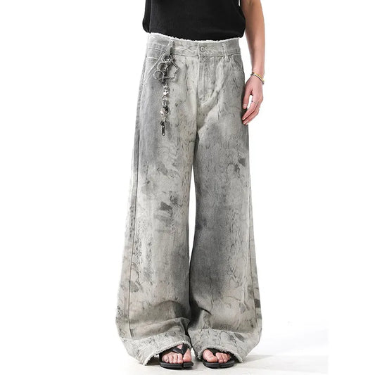 Vintage High Waist Grey Jeans