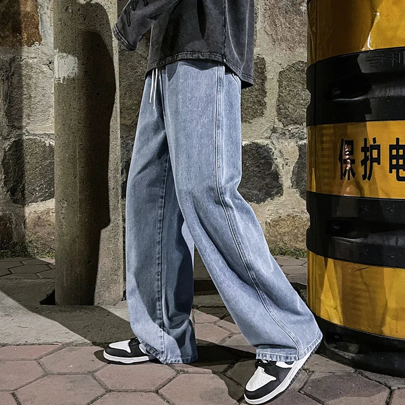 High Street Korean Style Loose Jeans
