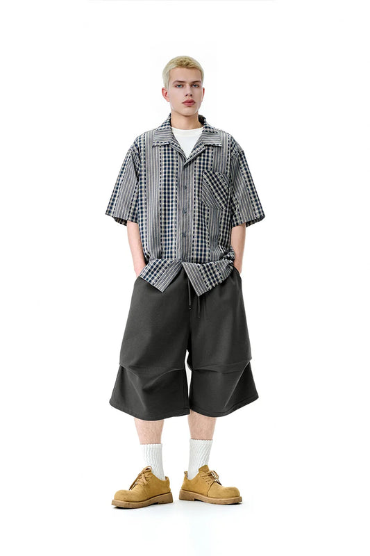 American Style Loose-Fit Cropped Pants