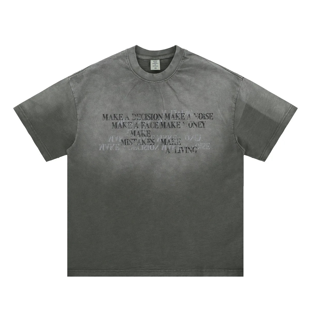 Vibrant Graphic Print Cotton T-Shirt