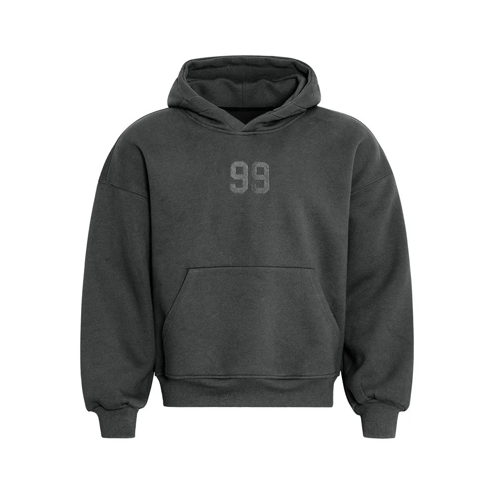 Embroidered Front Pocket Hoodies