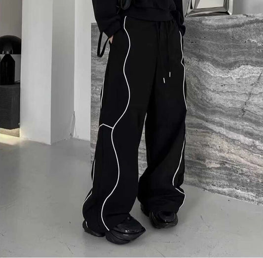 Striped Wide Leg Pants Spring