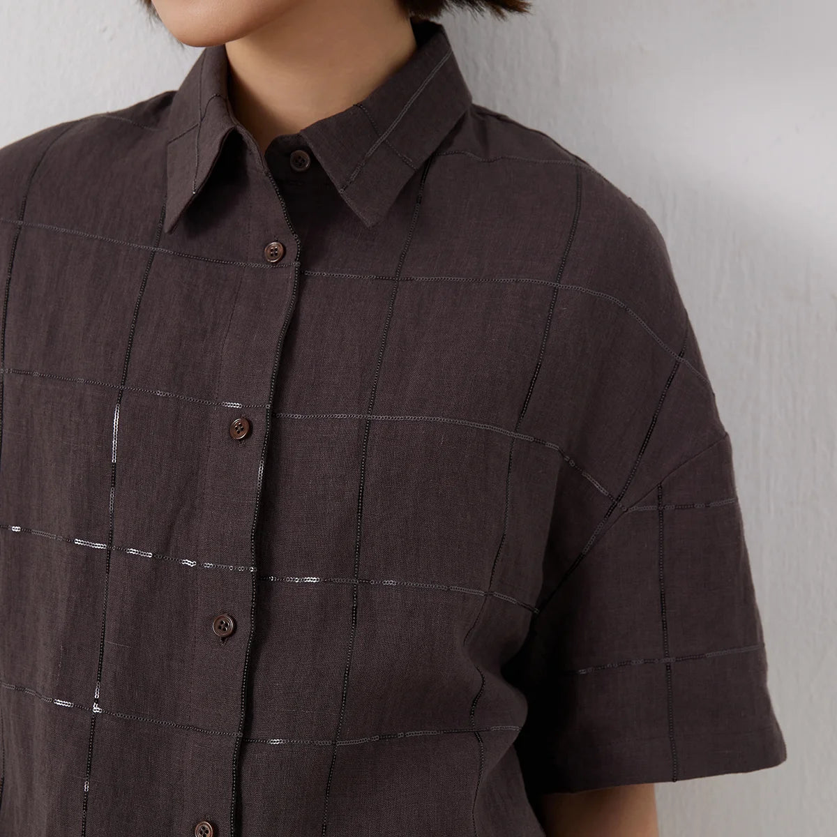 Versatile Breathable Linen Short-Sleeve Shirt
