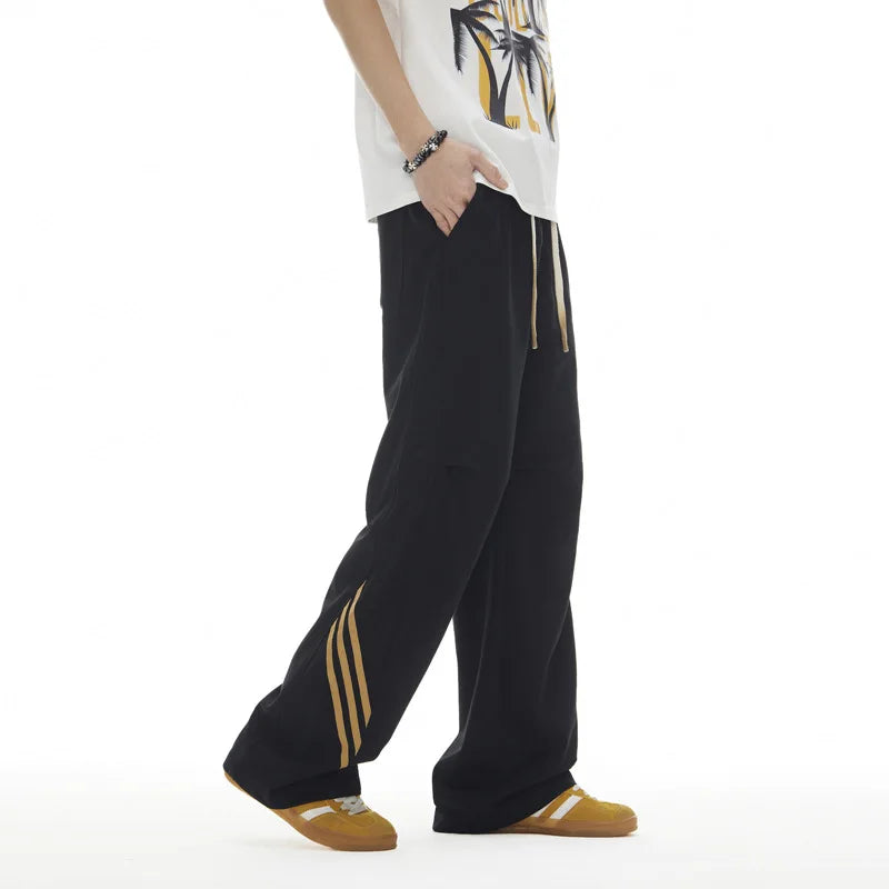Elastic Drawstring Loose Casual Jogger Pants