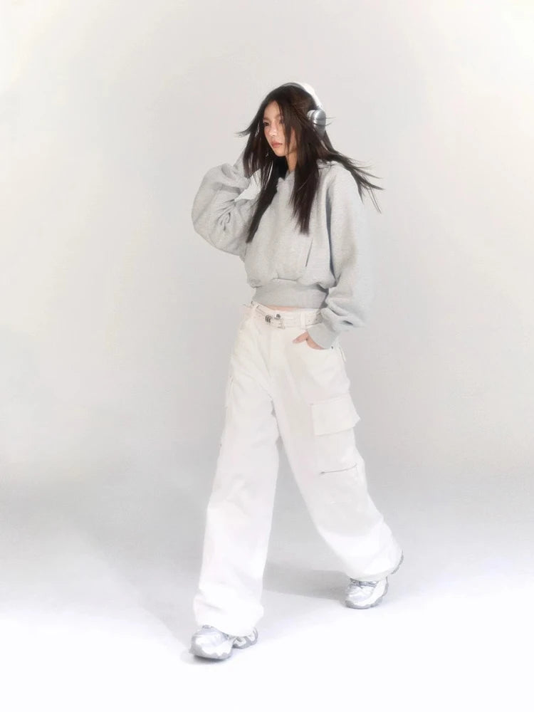 Vintage Casual Long Sleeve Hoodies