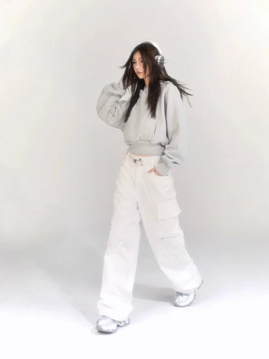 Vintage Casual Long Sleeve Hoodies