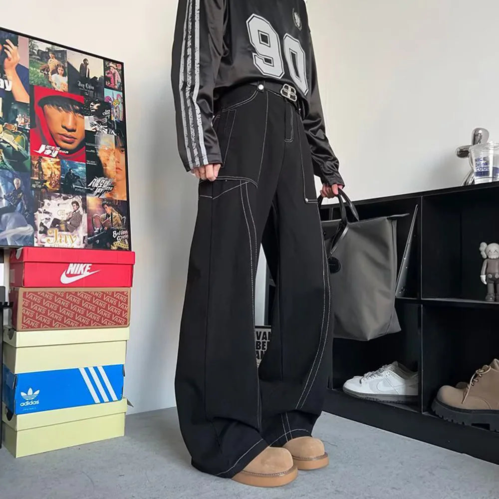 Summer Baggy Jeans Solid Color
