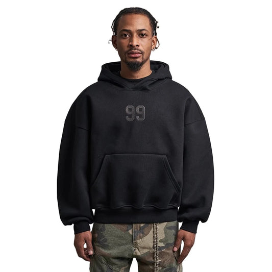 Embroidered Front Pocket Hoodies