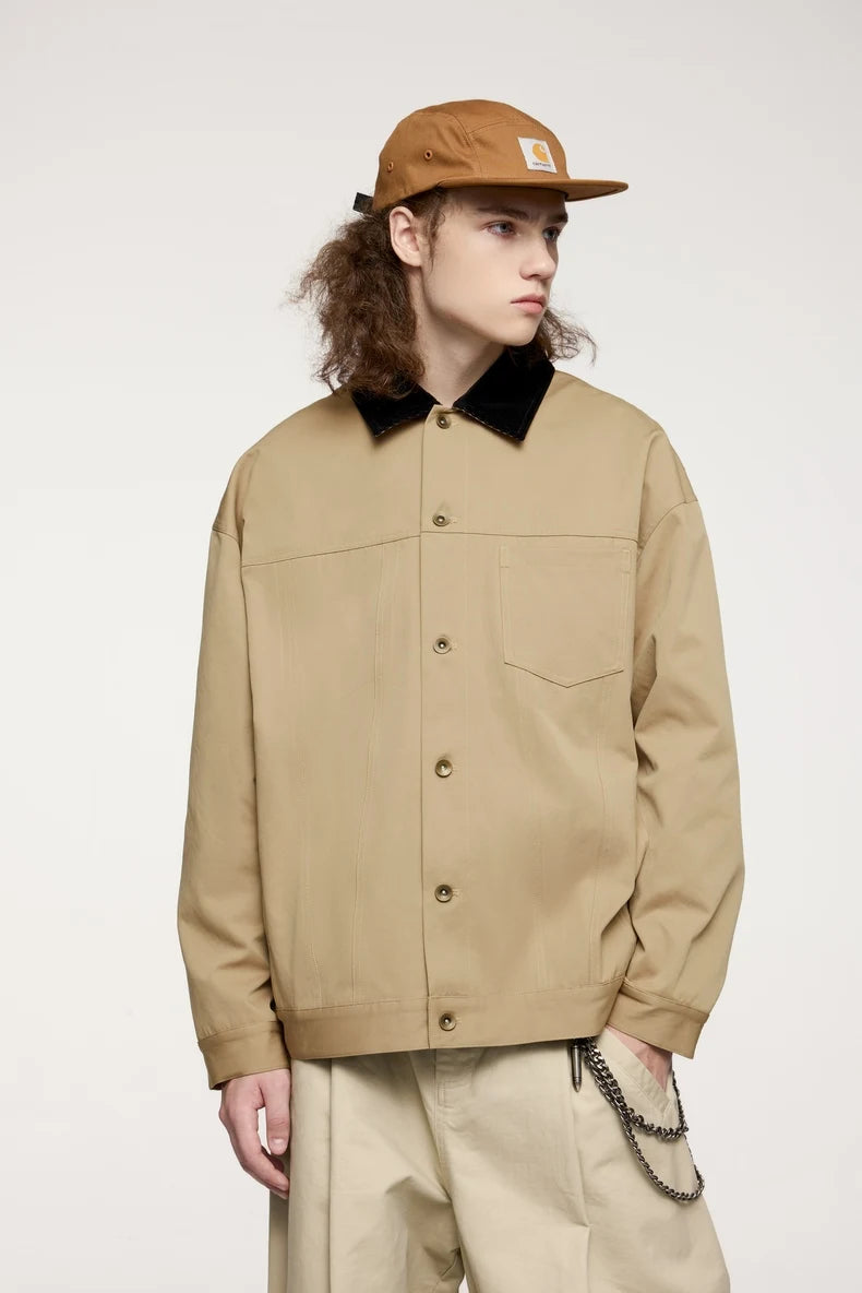 Durable Detroit Cargo Jacket with Corduroy