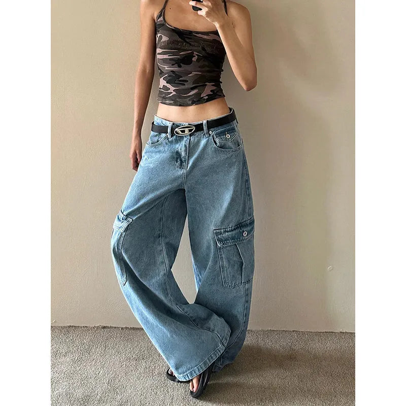 Vintage Baggy Low Rise Boyfriend Jeans