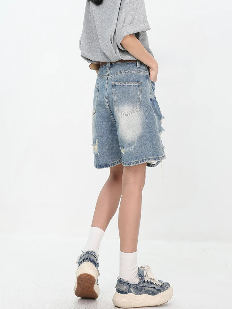 Retro American Spice Girls Ripped Short