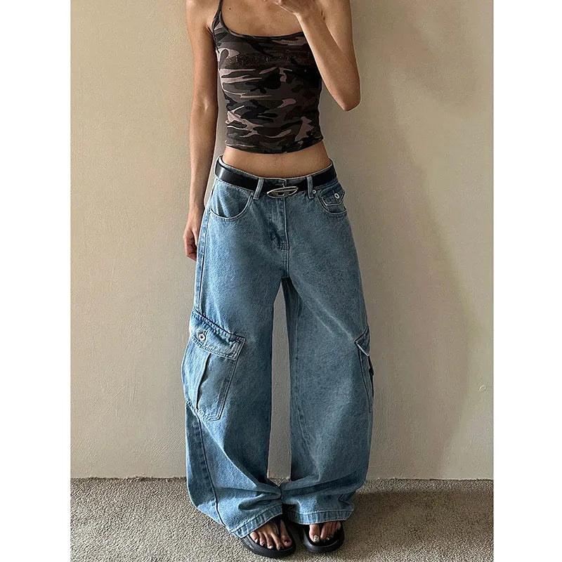 Vintage Baggy Low Rise Boyfriend Jeans