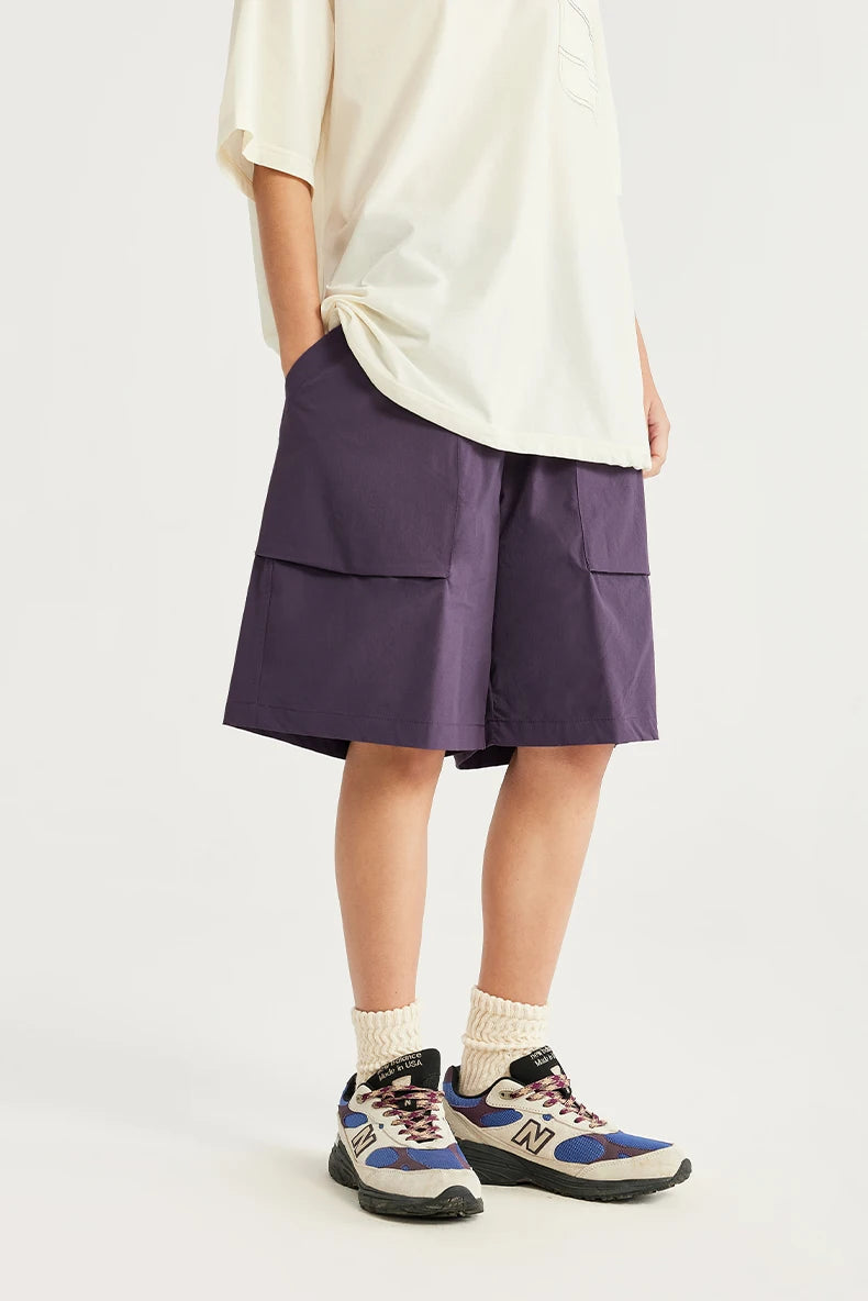 Breathable Lightweight Elastic Cargo Shorts