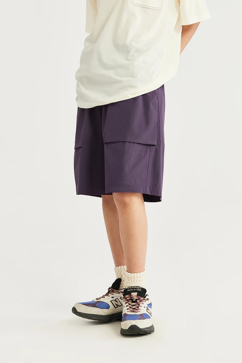 Breathable Lightweight Elastic Cargo Shorts