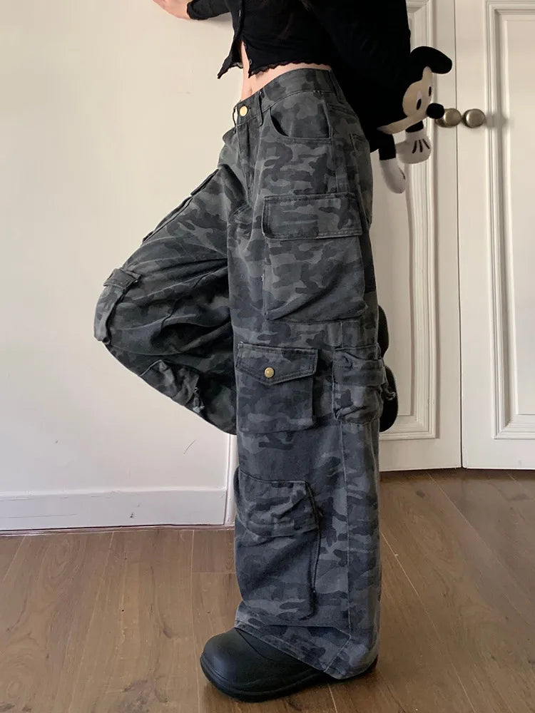 Trashy Y2K Camo Cargo Pants