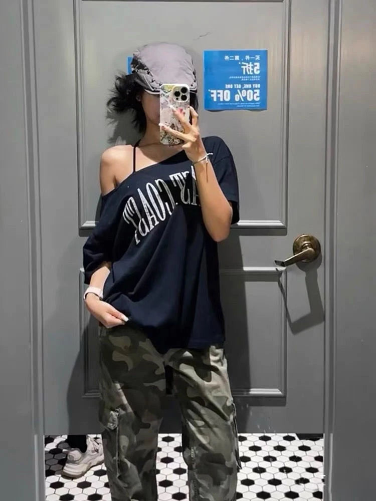 Elegant Oversize Korean Chic Crop Top
