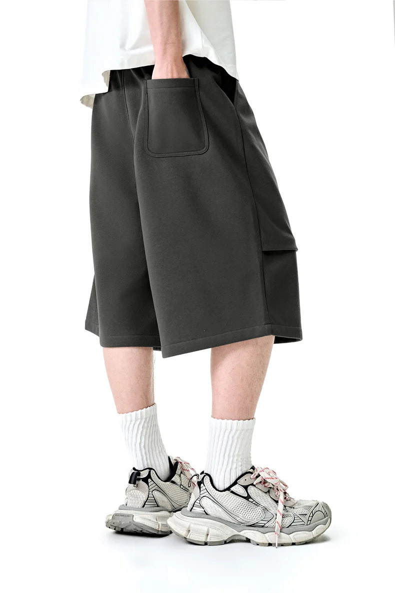 American Style Loose-Fit Cropped Pants