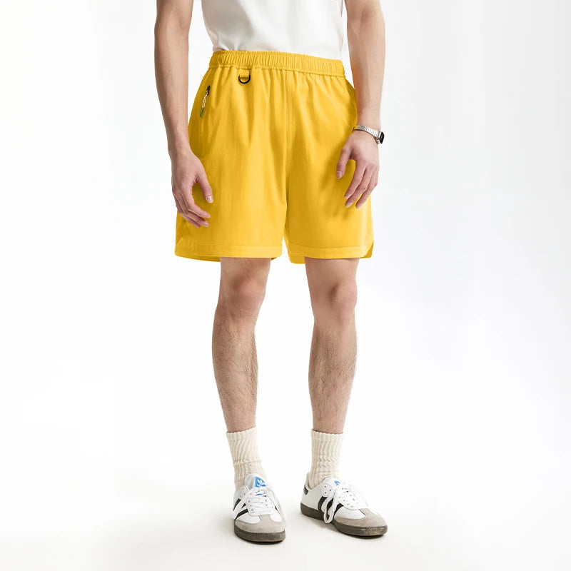 High Waisted Lightweight Elastic Sports Shorts