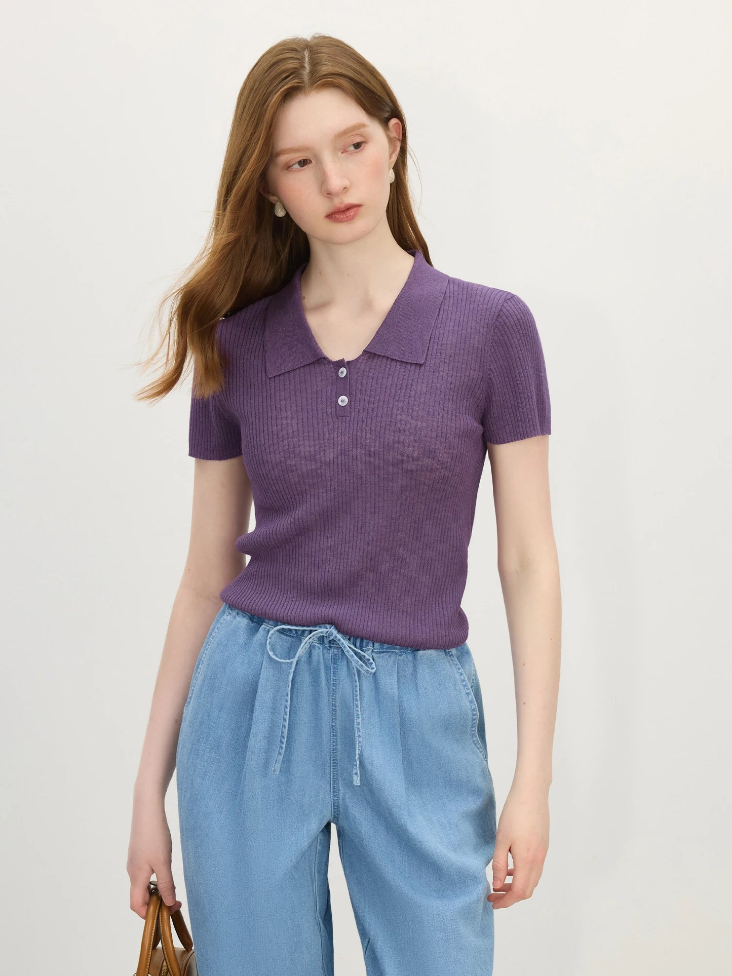 Translucent Summer Polo T-Shirt