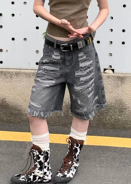 High Waisted Vintage Denim Shorts