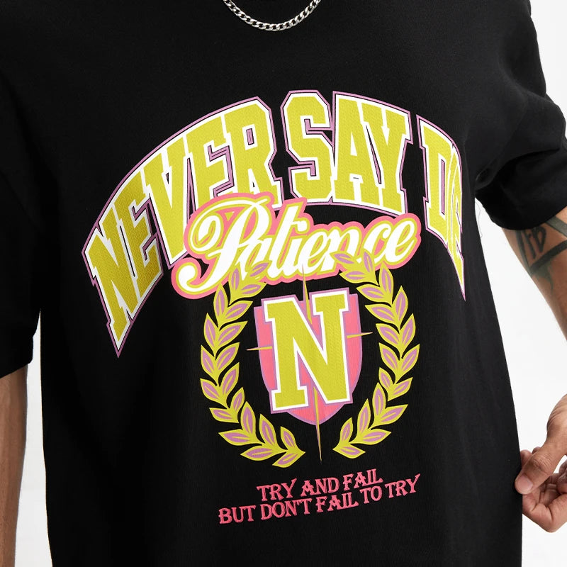 Trendy American Style Inflation Printed T-Shirt