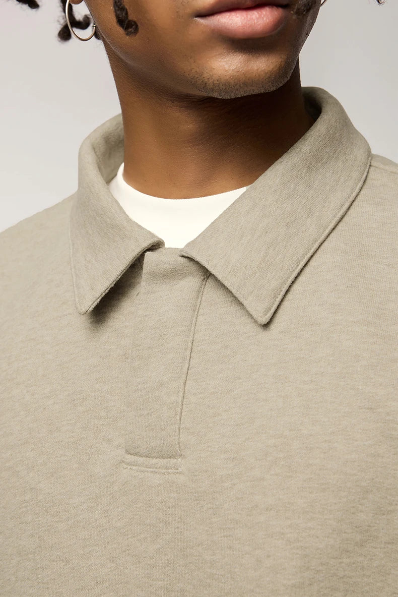 Premium Cozy Velvet Quarter Zip Sweatshirt