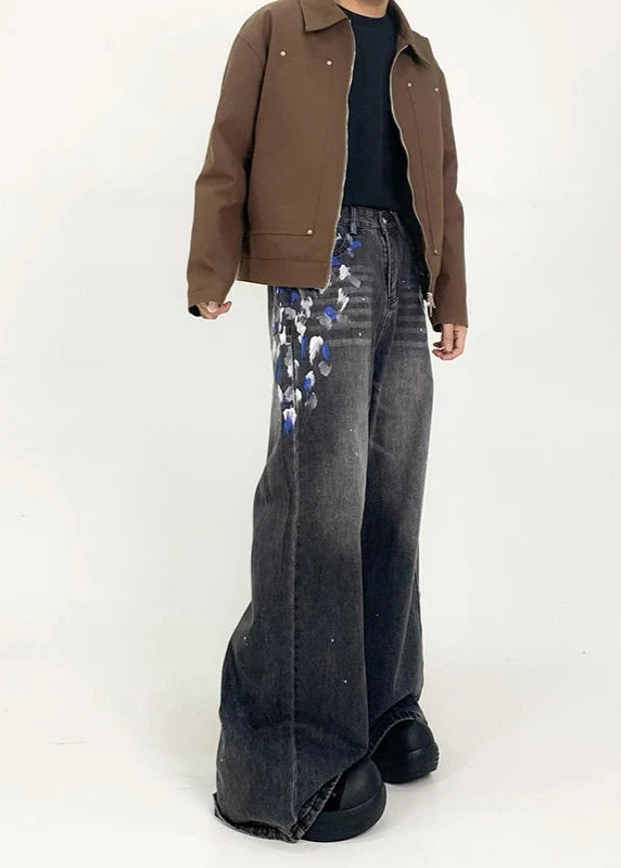 Vintage High Rise Black Denim Jeans