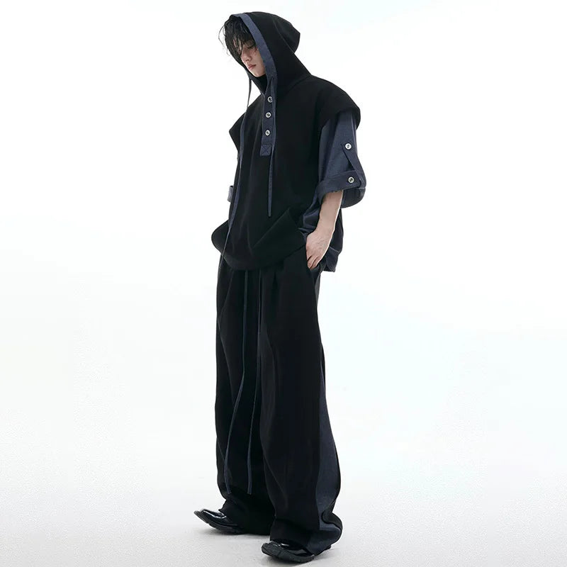 High Quality Loose-Fit Hooded Shirt