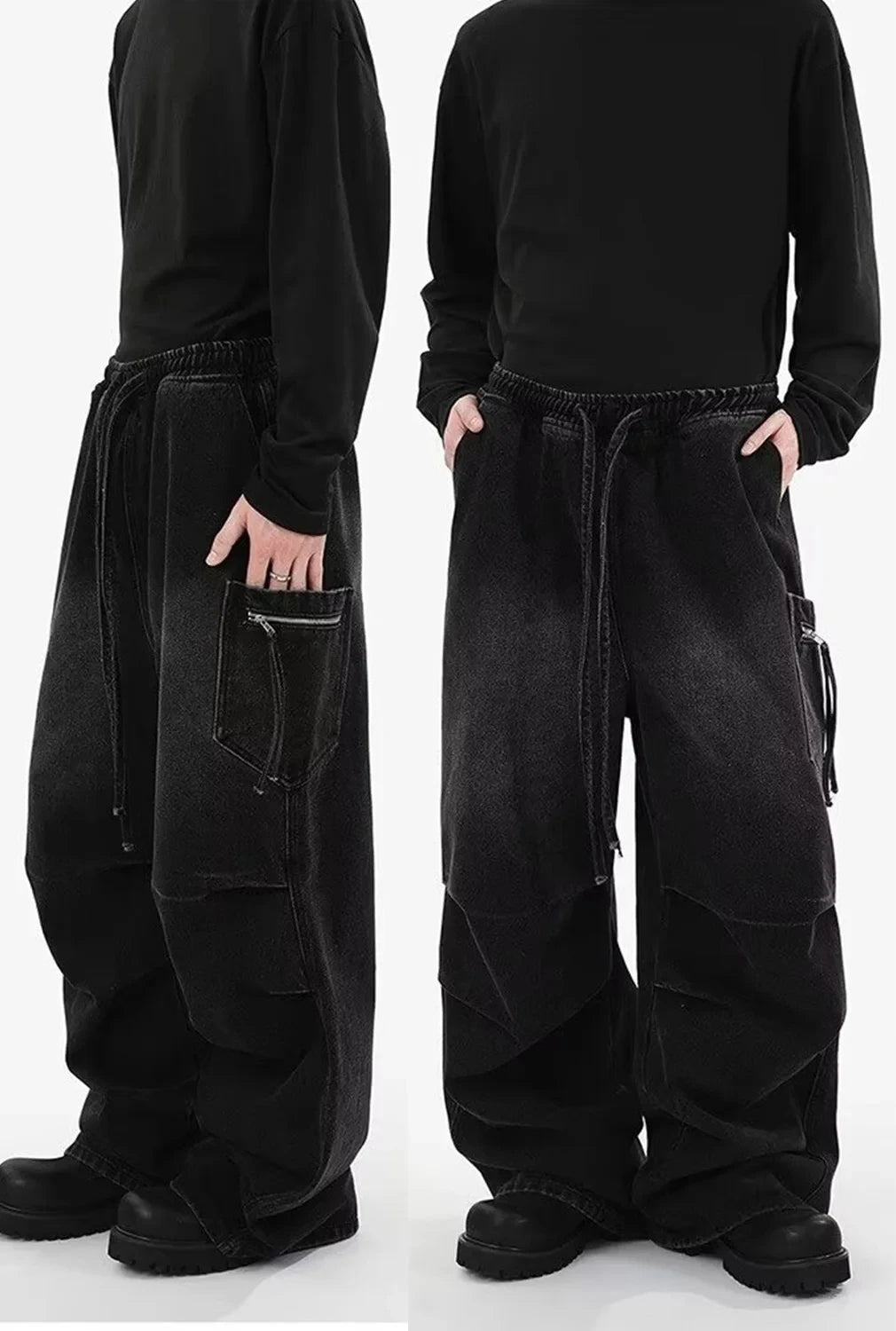 High Quality Trendy Wide Leg Jeans