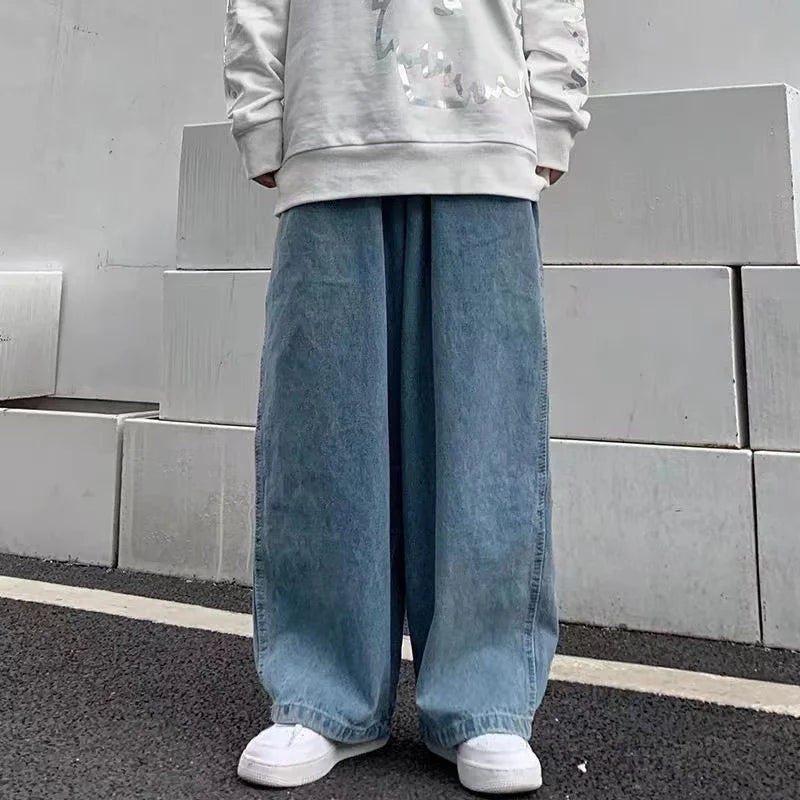 Black Wide Leg Baggy Denim Jeans