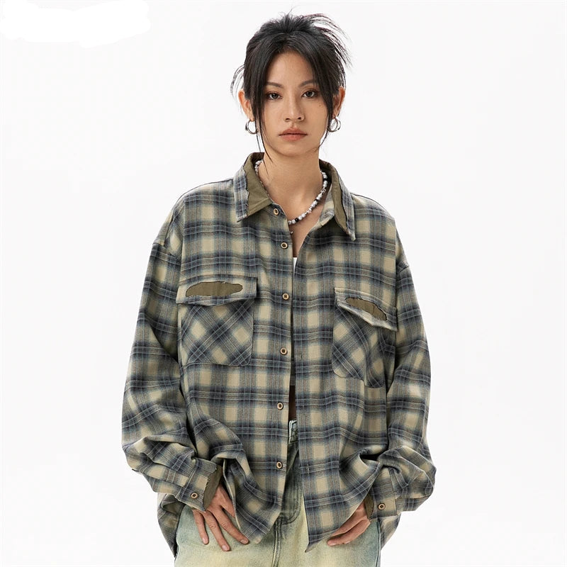 Trendy Checked Casual Women Shirt