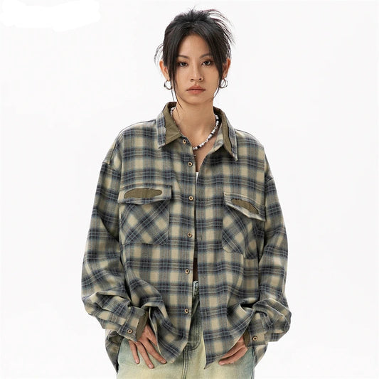 Trendy Checked Casual Women Shirt