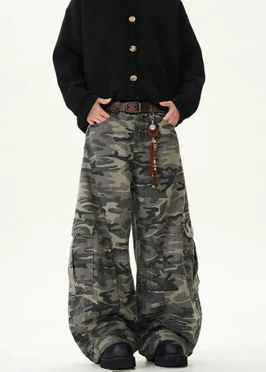 Vintage Faded Black High Waist Jeans