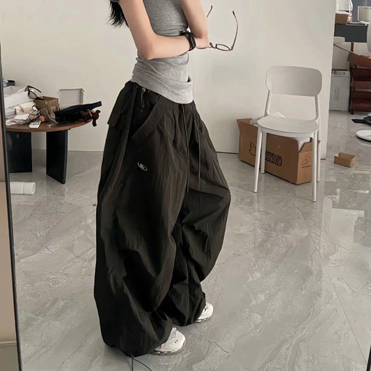 White Wide Leg Oversized Sweatpants