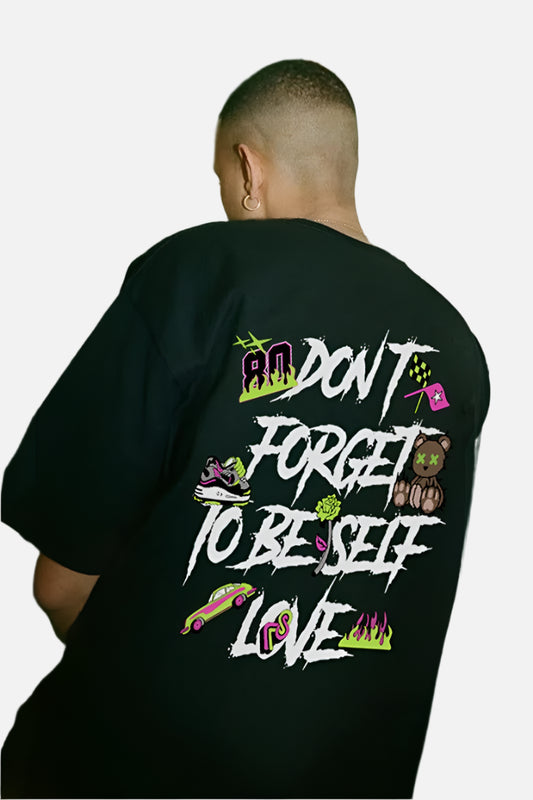 American Street Graffiti Print Oversized T-Shirt