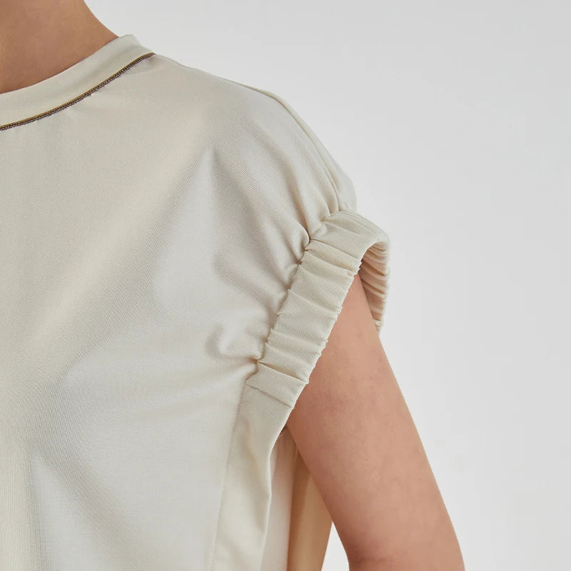 Luxury Cotton Blend Womens T-Shirt