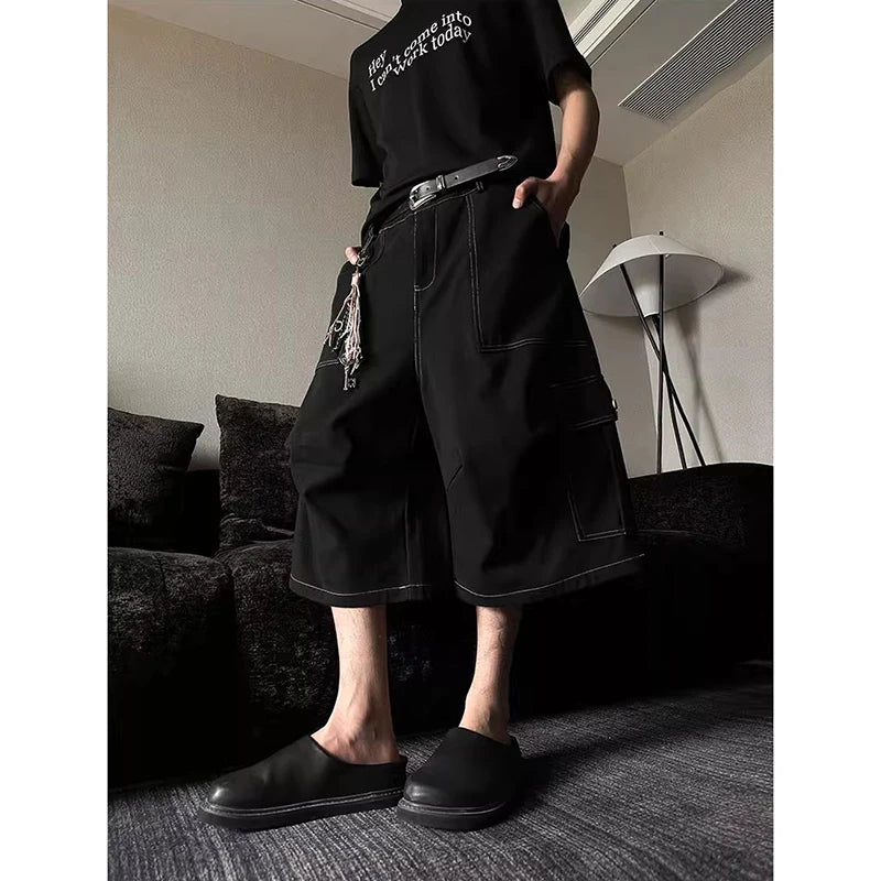 White Vintage Cargo Pants