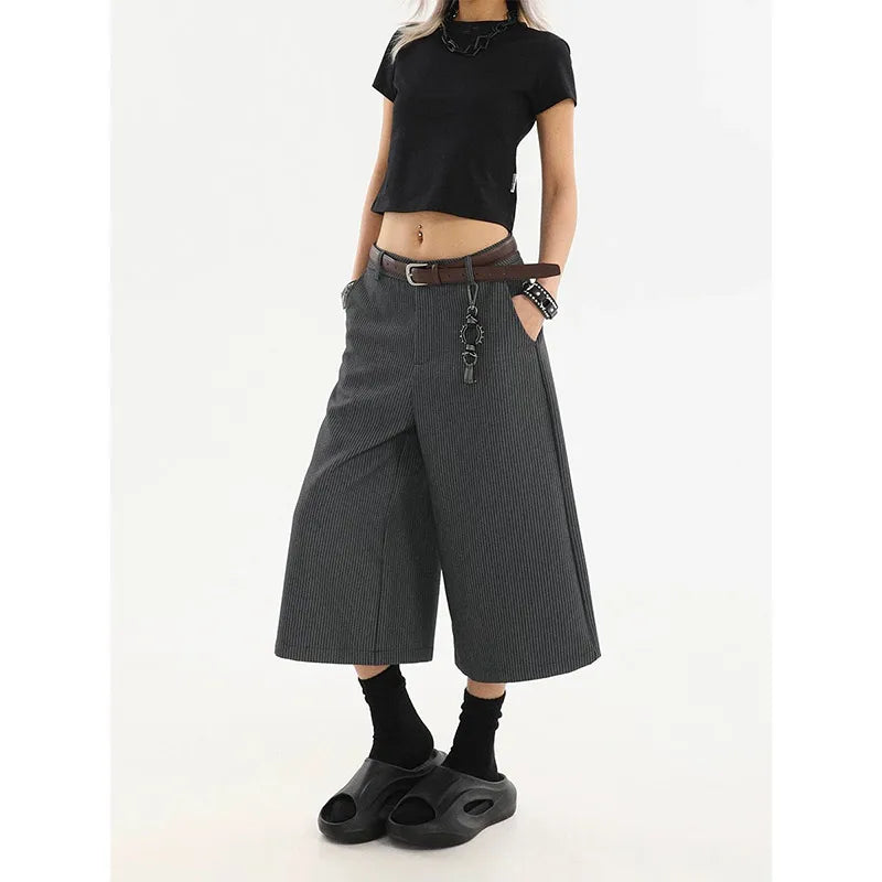 Slimming High Waist Loose Fit Jorts