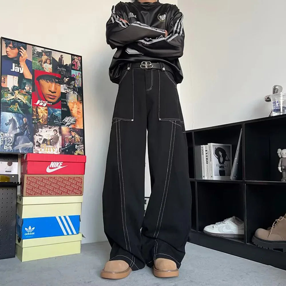 Summer Baggy Jeans Solid Color