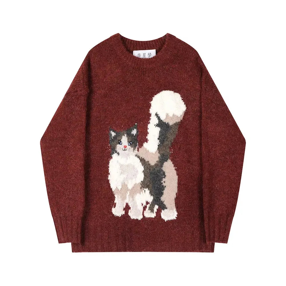 Oversize Cute Rabbit Sweater Autumn Winter