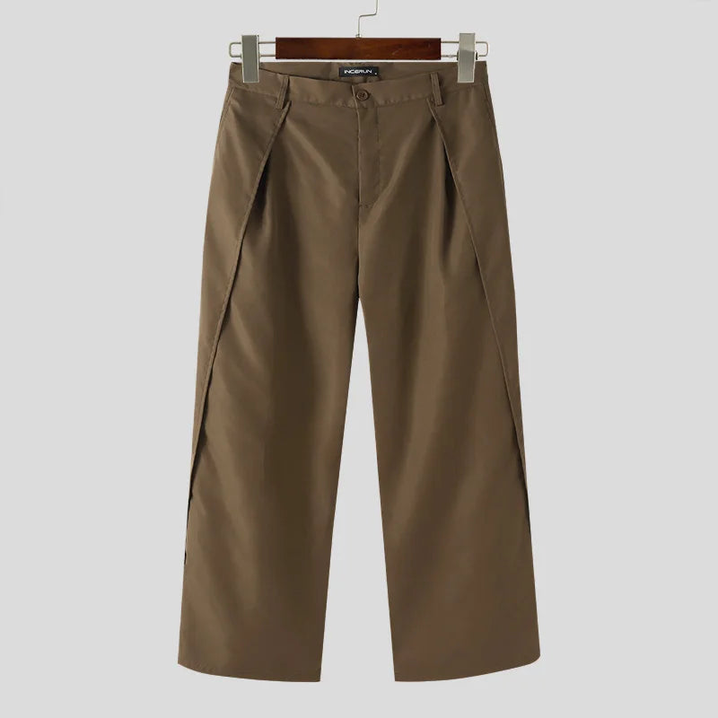 Solid Color Loose Korean Style Pants