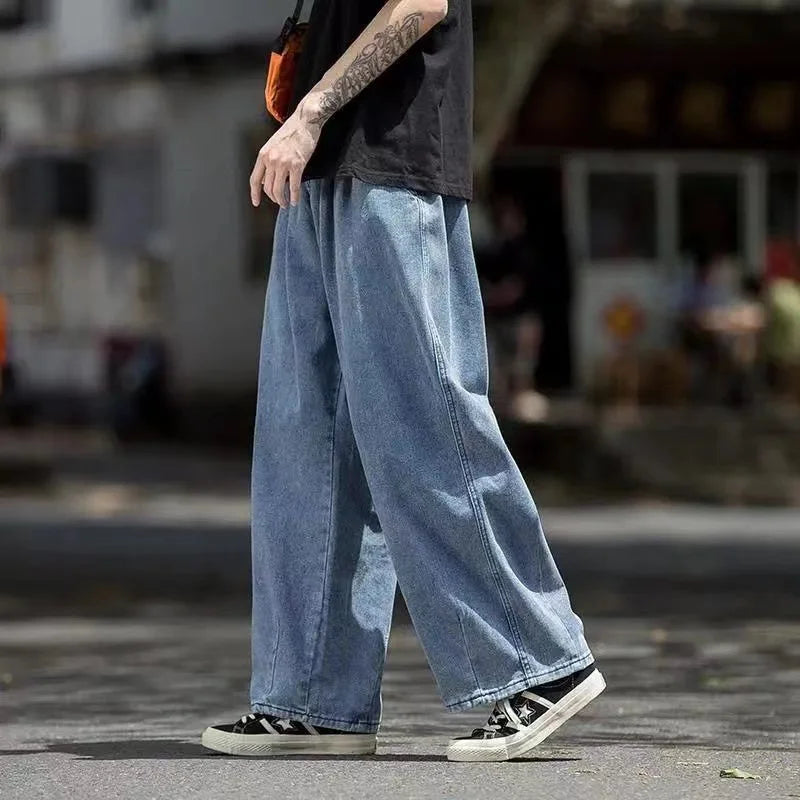 Loose Fit Wide Leg Denim Jeans