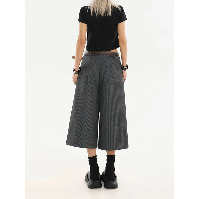 Slimming High Waist Loose Fit Jorts